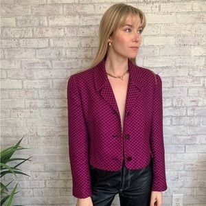 Vintage 100% Silk Blazer